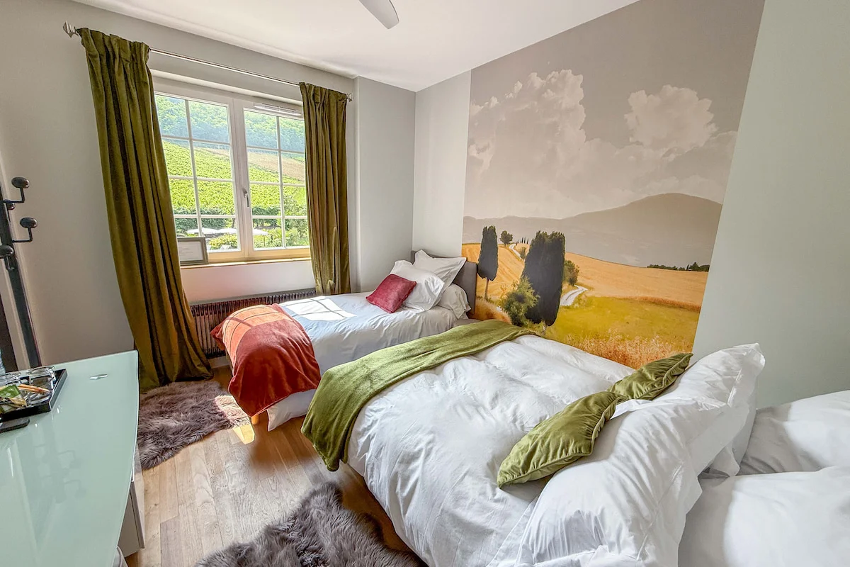 Chambre Saint-Rigaud — lit double et lit simple