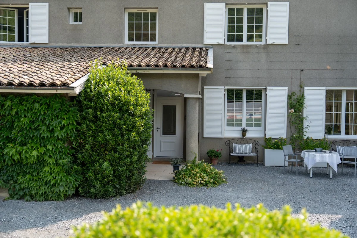 Vue sur le jardin paysager de la Villa Saint-Lager