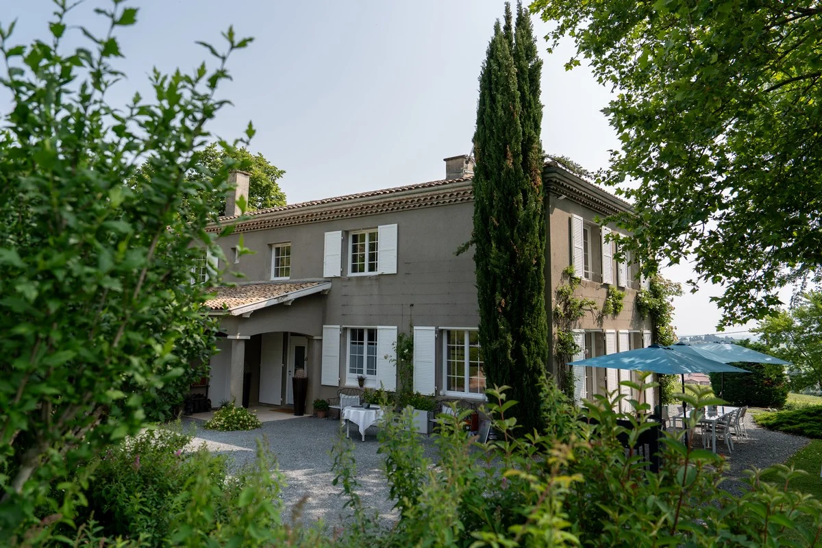 La Villa Saint-Lager, façade habillée de verdure