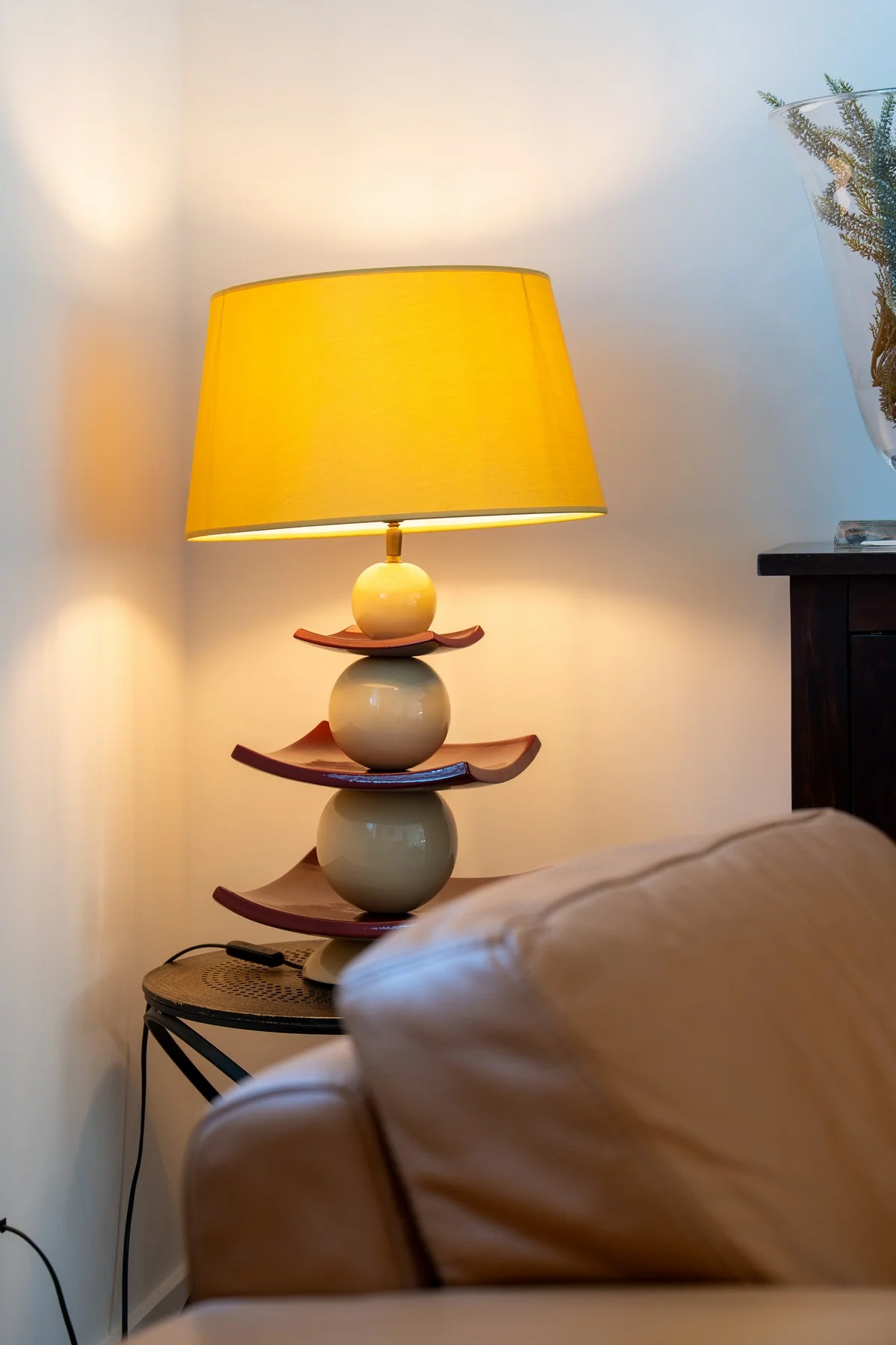 Chambre Mont d'Or — détail décoratif, ambiance chaleureuse et raffinée