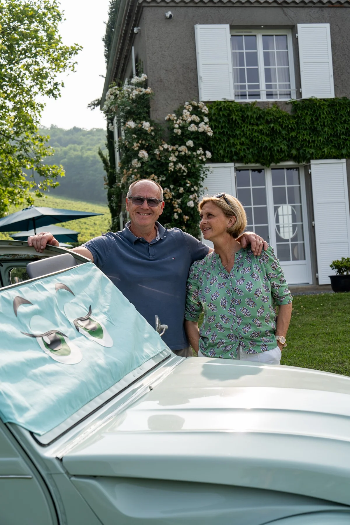 Bénédicte et Dominique, vos hôtes à la Villa Saint-Lager