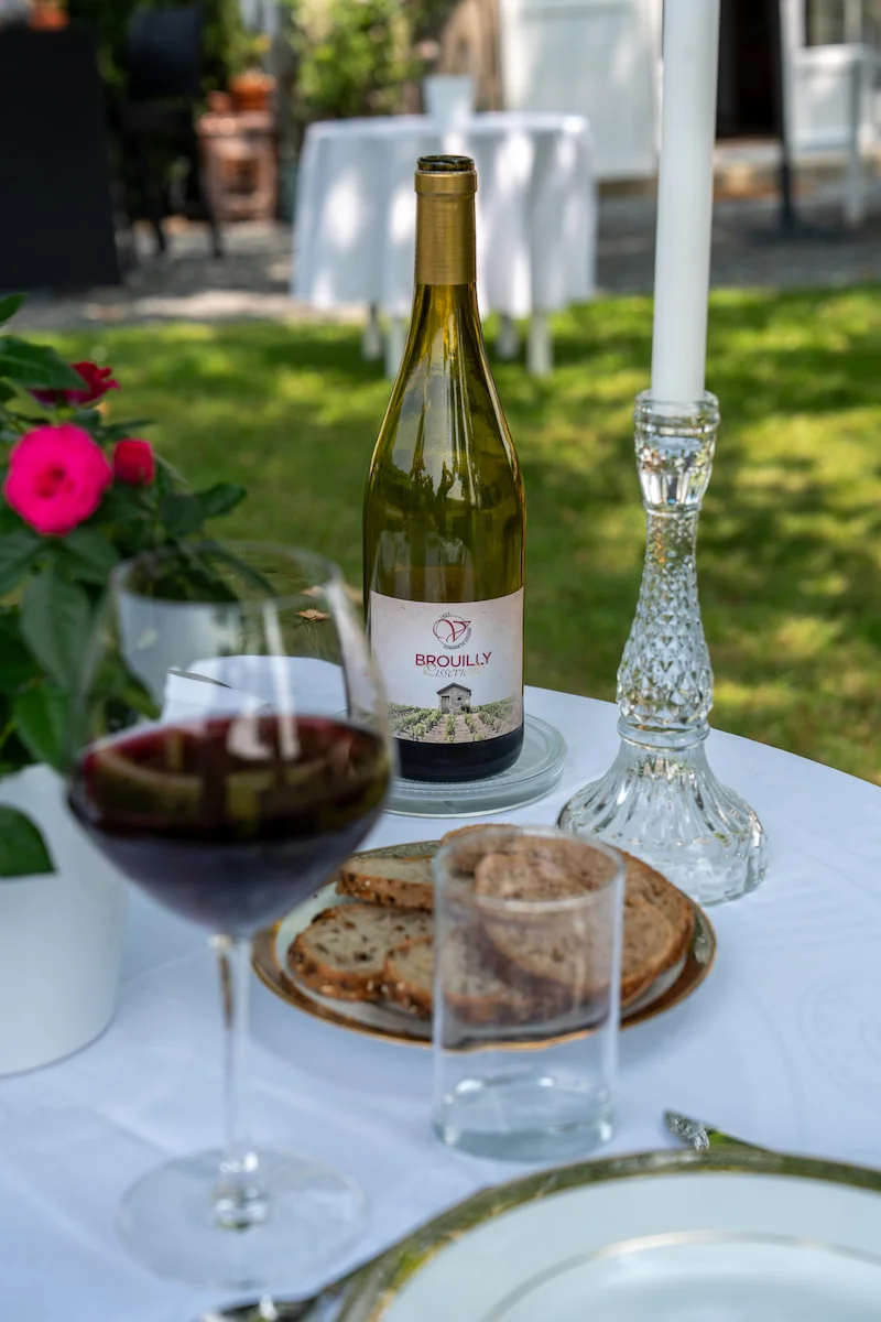 Maison d'hôtes Beaujolais authentique - vue de la Villa Saint-Lager