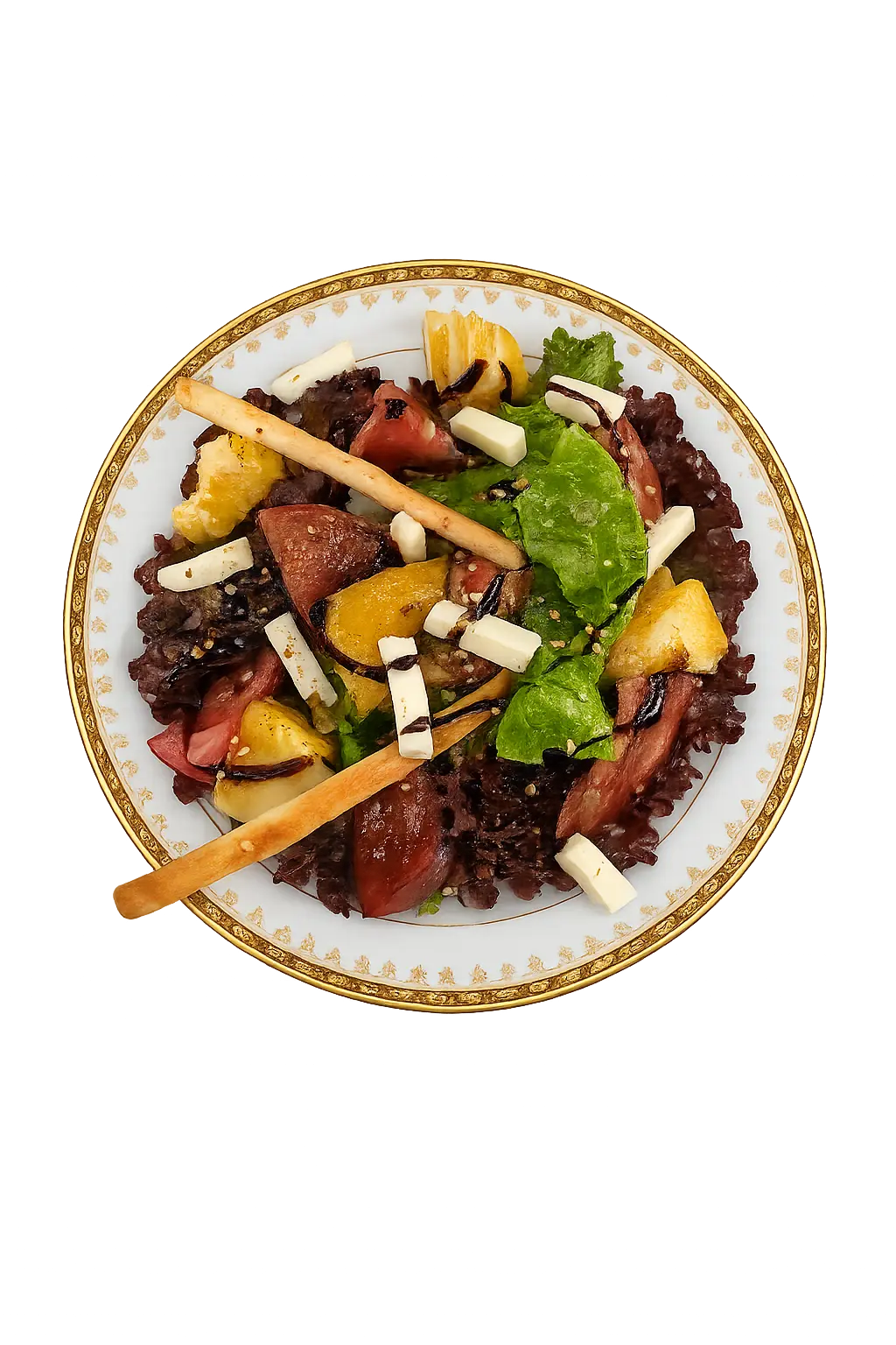 Plat principal maison préparé avec des produits de saison, servi à la Villa Saint-Lager